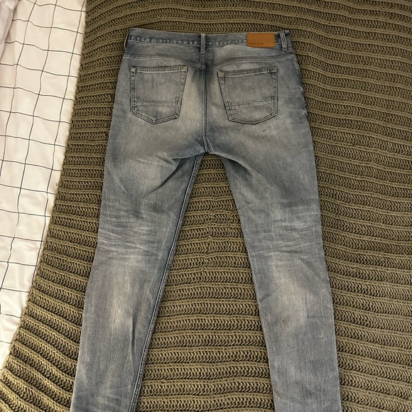 Men’s PACSUN 32w x 32l Skinny/Stacked Jeans in blue/indigo - Picture 7 of 8